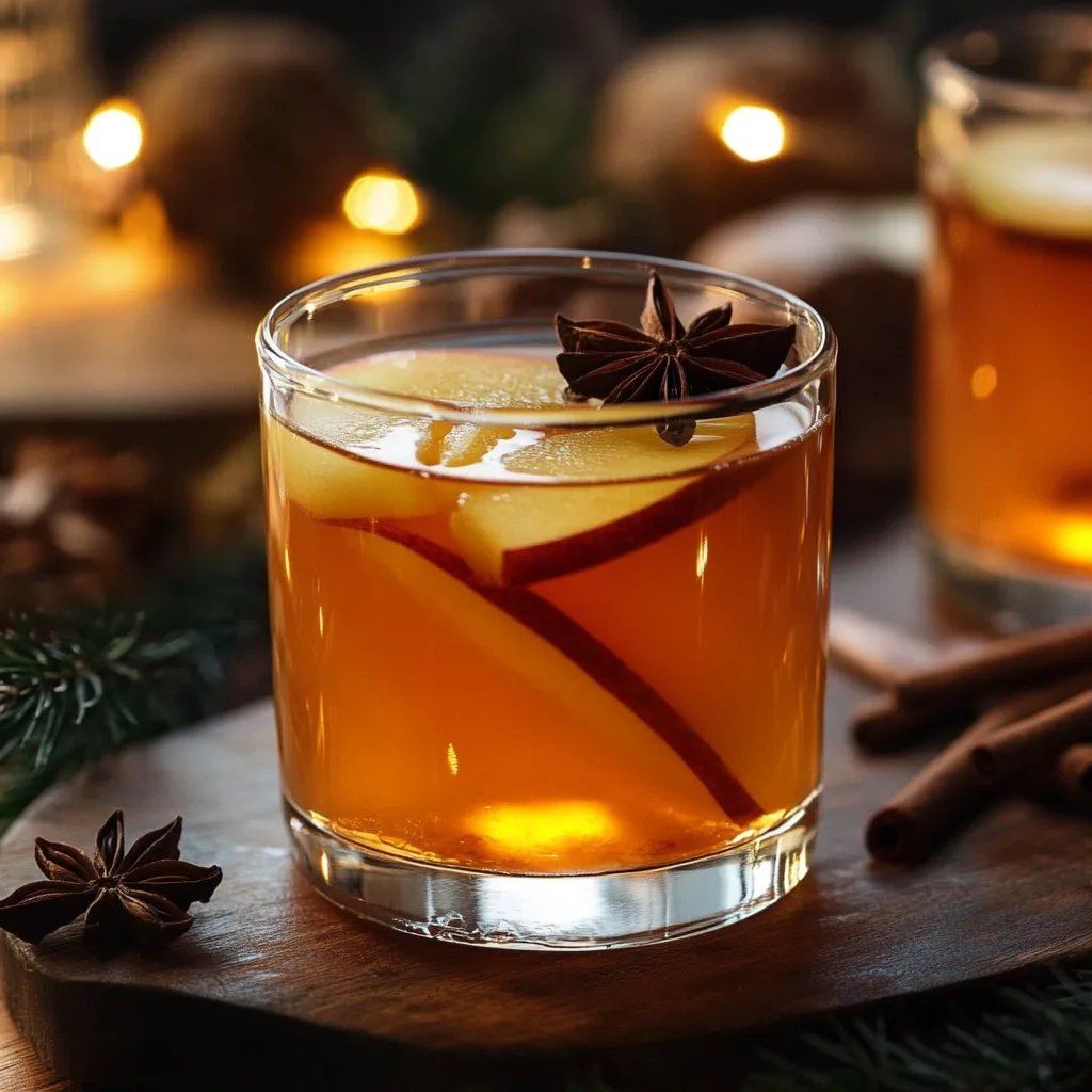 Heißer Apfelpunsch mit Amaretto