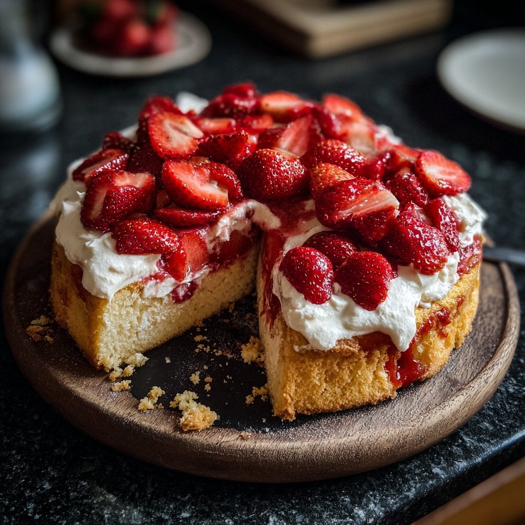 Erdbeerkuchen Mit Vanille Quark