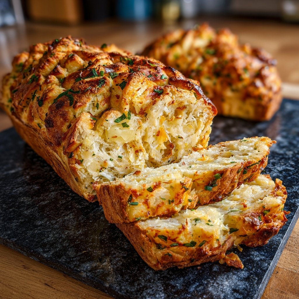 Zupfbrot Mit Kartoffel Würfeln