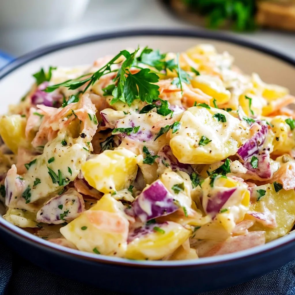 Kartoffelsalat mit Mayonnaise