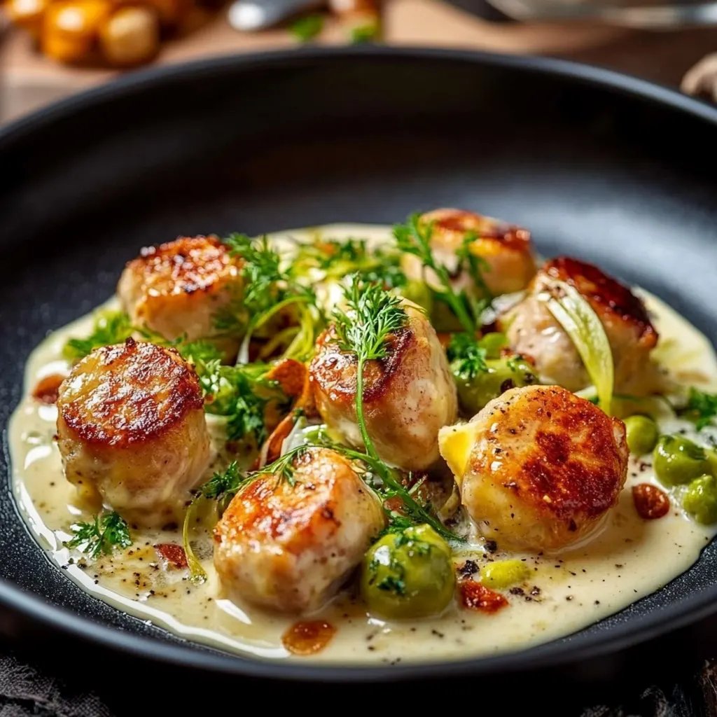 Herzhafter Rosenkohleintopf mit Hackbällchen