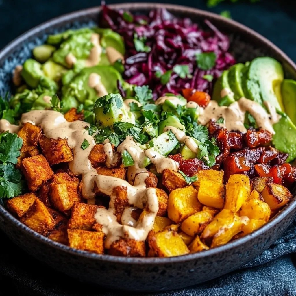 Süßkartoffel Burrito Bowl