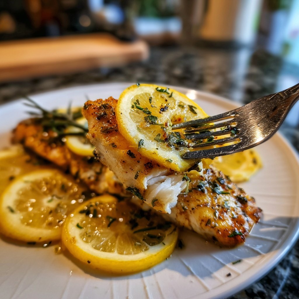 Gesund & Leicht Zitronen-Gegrillter Fisch