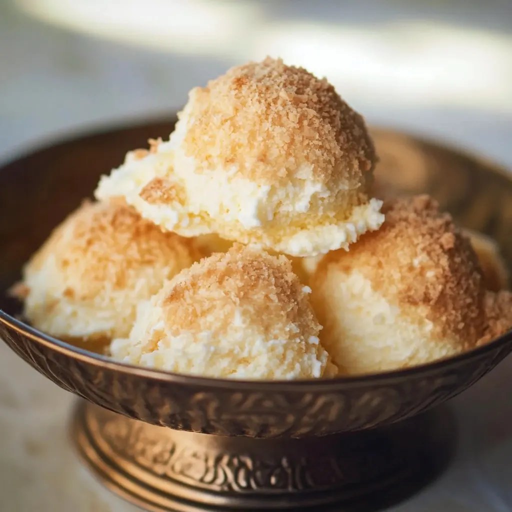 Kokosmakronen mit Quark