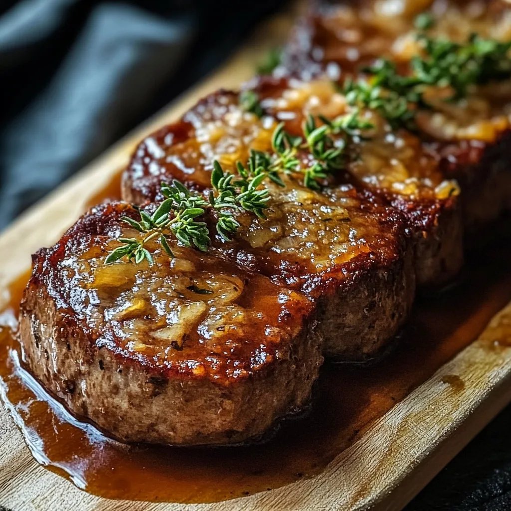 Herzhaft-saftiger Hackbraten aus dem Ofen