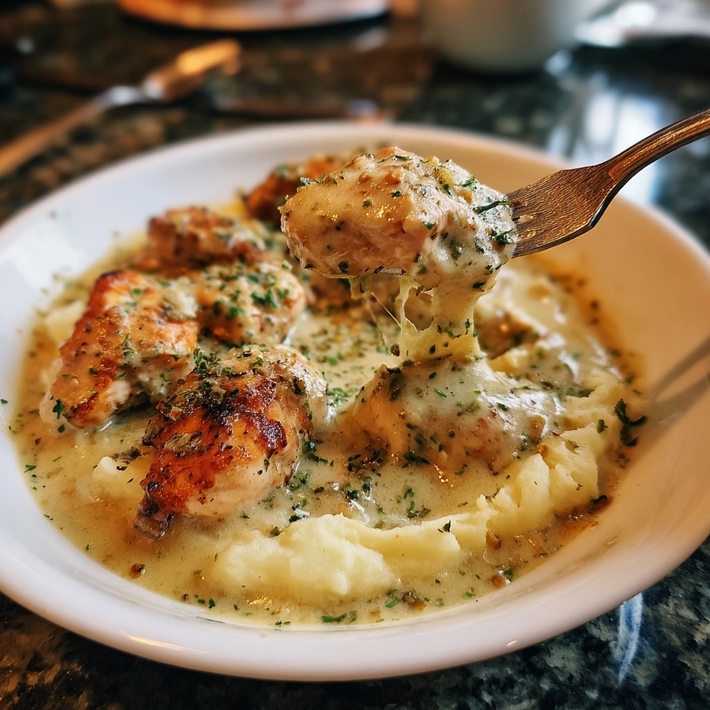 Hausmannskost Cremiges Hähnchen mit Kartoffelpüree
