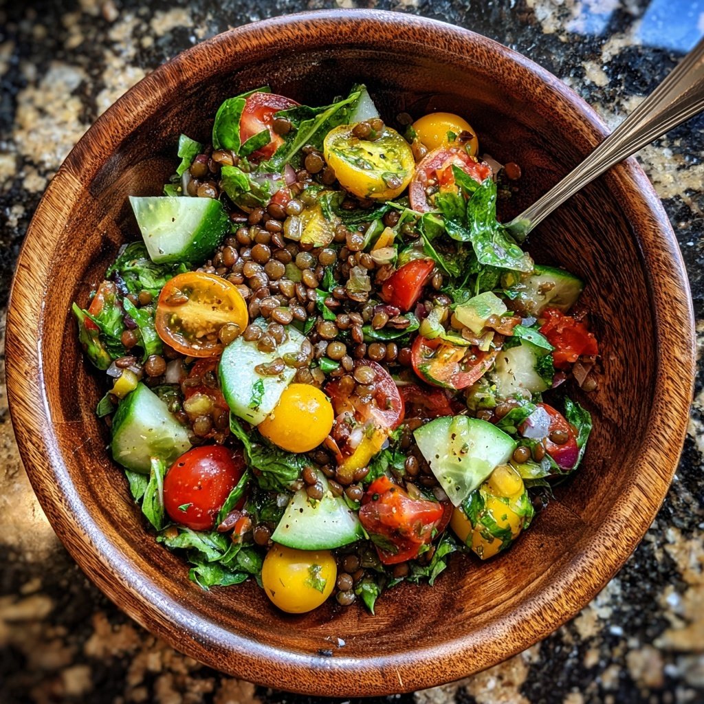 Salat Zum Grillen Mit Linsensalat