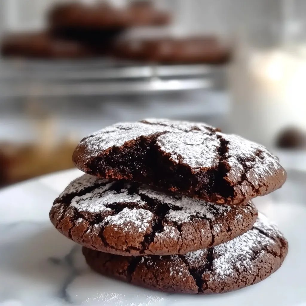 Chocolate Crinkle Cookies
