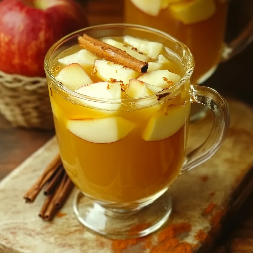 Apfelglühwein aus Apfelsaft