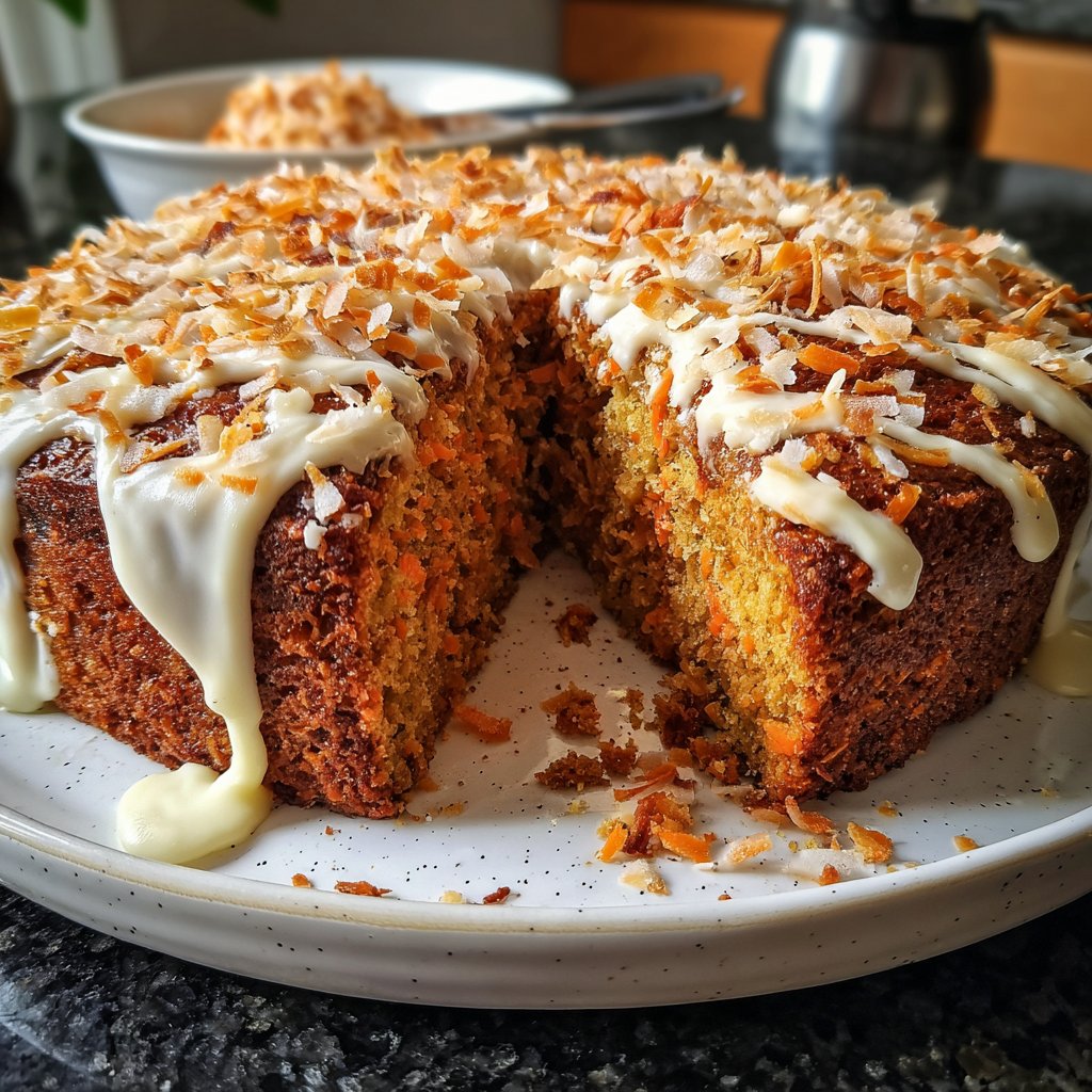 Karottenkuchen Mit Kokos
