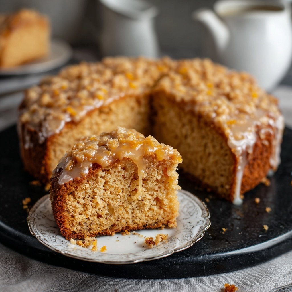 Karottenkuchen Mit Honig Glasur