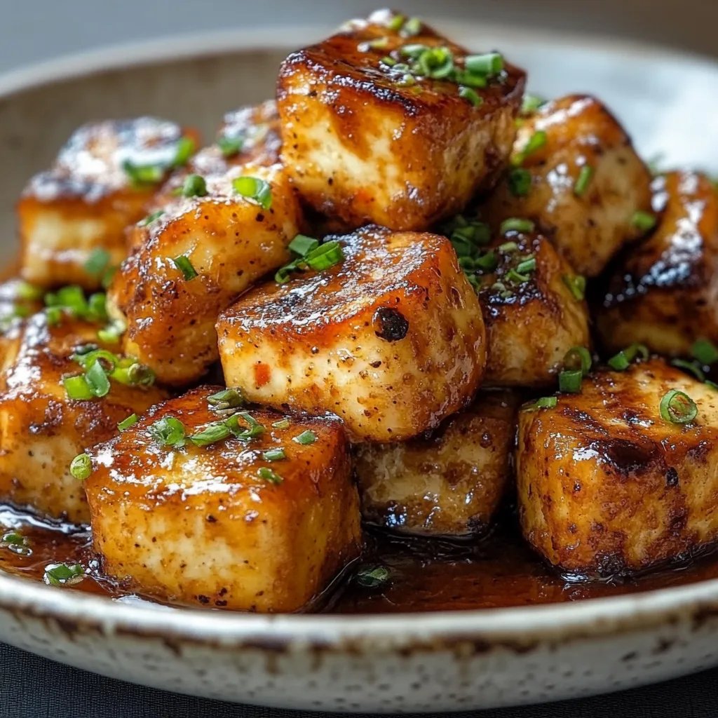 Würziges knuspriges Tofu nach Hähnchenart