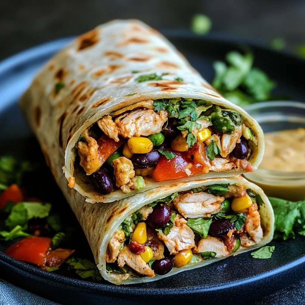 Southwest Hähnchen Wrap