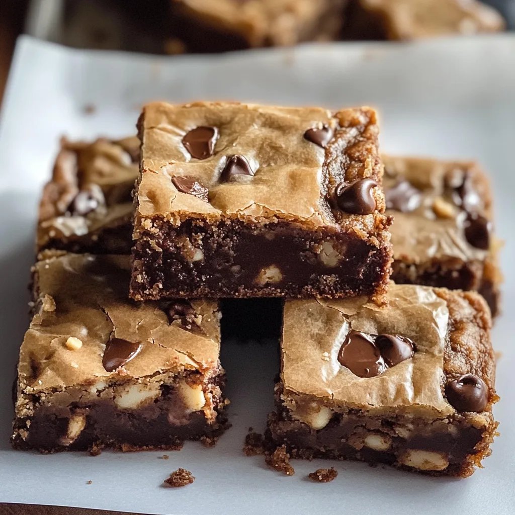 Schoko-Chip-Blondies