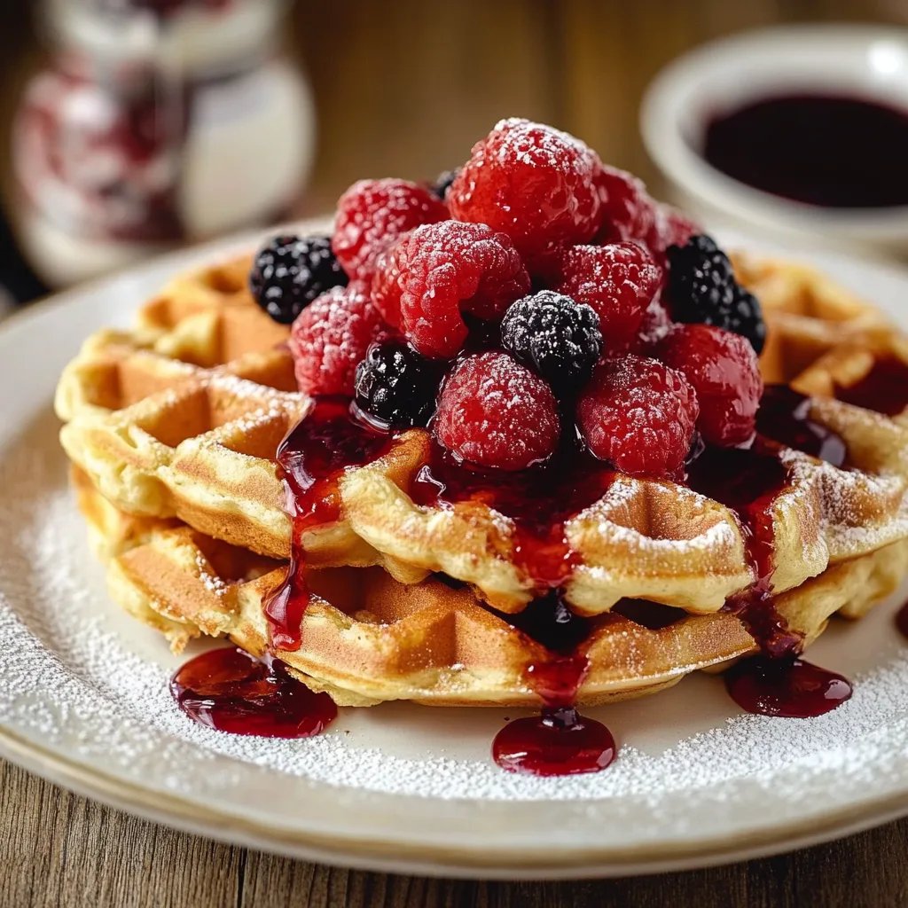 Fluffige Waffeln