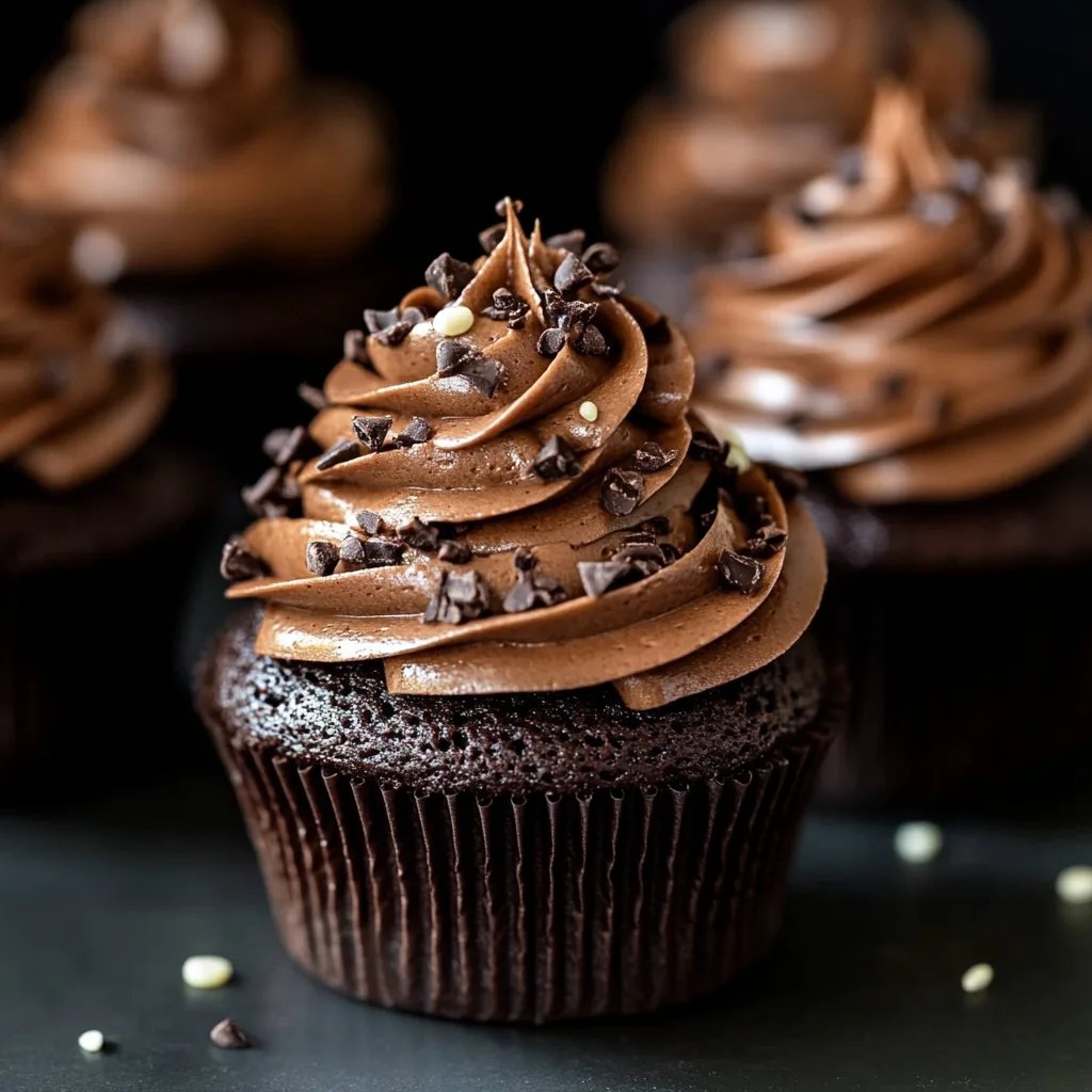 Einfache Schokoladen-Cupcakes