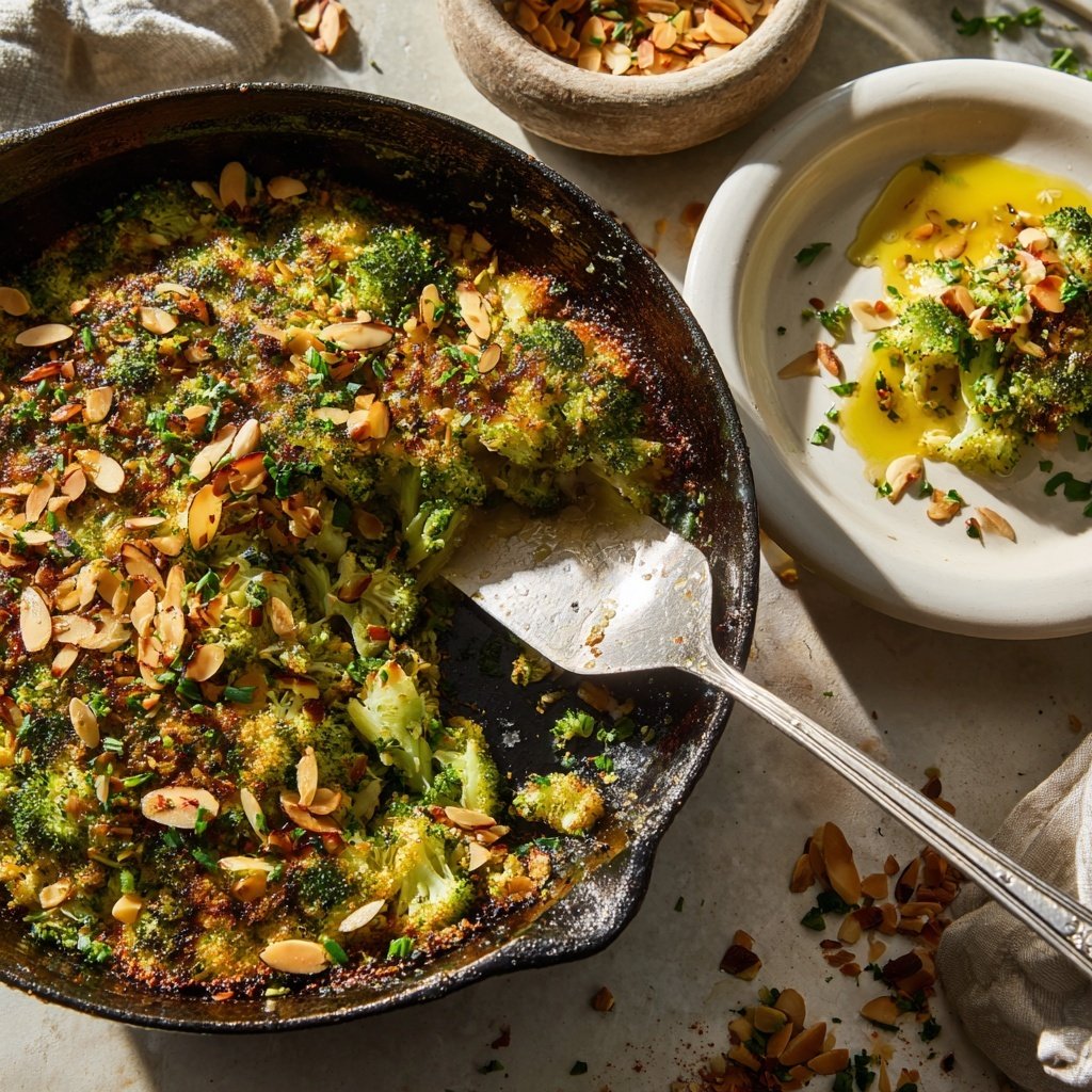 Brokkoli Mandel Pfanne